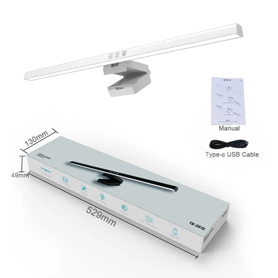 SmartNest Monitor Light Bar — Glare-Free Screen Light for Eye Comfort